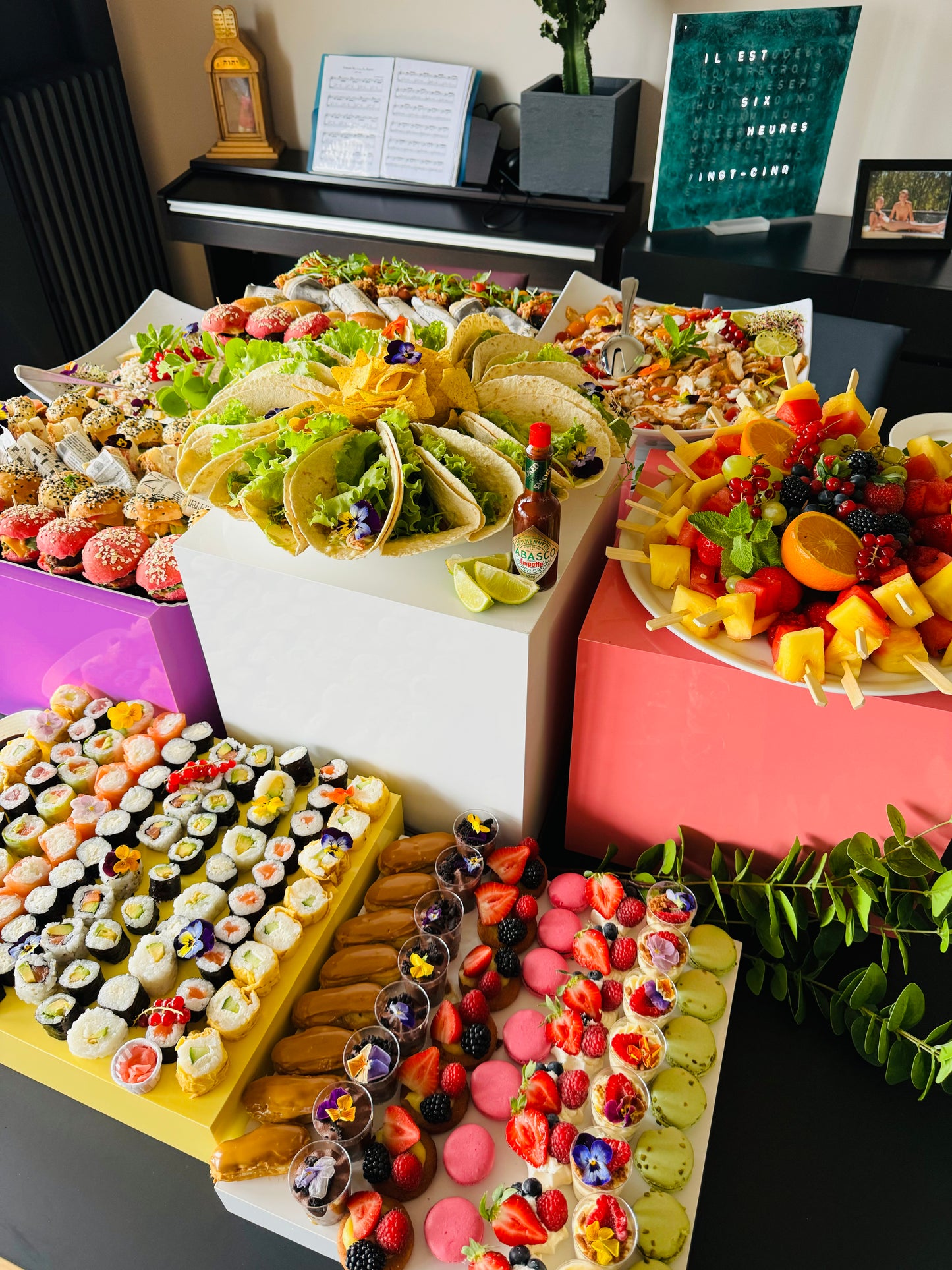 Installation du buffet