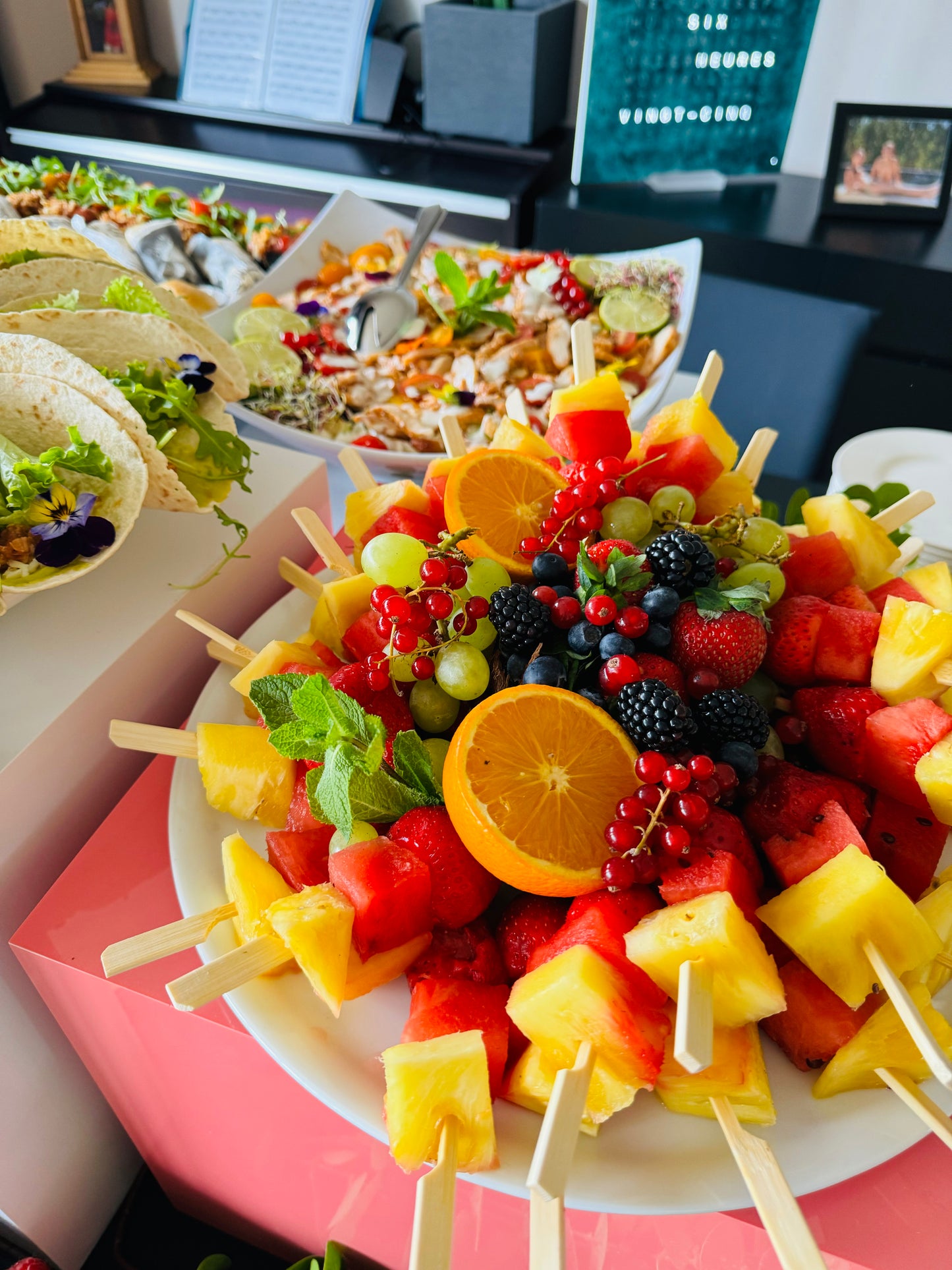 Brochette de fruits
