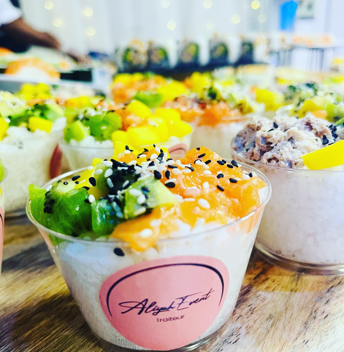 Verrines Poke bowl